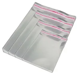 Flyers Transparent Self Sealing Bags Poly OPP Clear Transparent Polythene Bags Plastic Bag Stick Bag