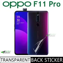 Clear Slim Carbon fibre Phone Transparent protective Mobile Back Sticker For Oppo F11 PRO