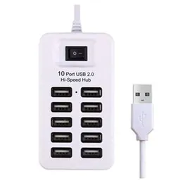 10 Port USB 2.0 HI Speed Hub P-1603