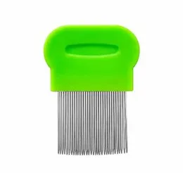 Stainless Needle Pet Flea Lice Comb Fine Tooth Head Lice Hair Dandruff Comb Hair Grooming Metal Grooming Brush Lice Treatment Dog Cat Comb