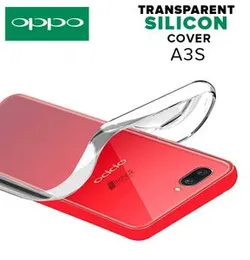 ThickBallon Clear Transparent Silicone Case back cover For OPPO A3s