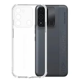 Shockproof transparent back cover for TECNO SPARK 8C
