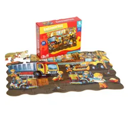 Engineering Construction Puzzle - 45 Pieces Enlightening Puzzles for Kids 3+ Ages
