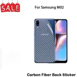 Carbon Fibre back sticker For Samsung Galaxy M02