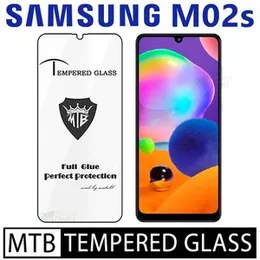 Samsung Galaxy M02s Branded MTB High Quality Screen Protector Full Glue 9D MTB tempered Glass for Samsung Galaxy M02s