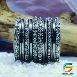 Silver Plated Peora Traditional Antique Look Oxidised for Girl & Women.