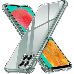 Clear Shockproof Transparent Bumper Back Cover for Samsung M52 5G