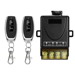 Wireless Remote Control RF Switch 110V 120V 240V 220V 30A Relay for Outdoor Lighting Dust Collector System Pump Motor Fan Etc.