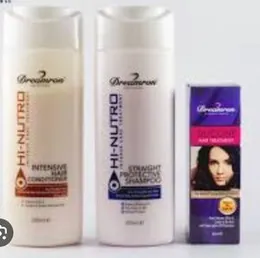 Dreamron straight protective shampoo conditioner and 50ml silicon oil