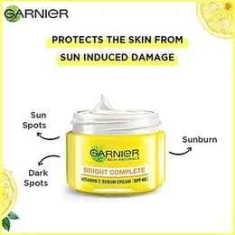 Garnier Bright Complete VITAMIN C SPF40/PA+++ Serum Cream 45g