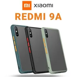 Gingle Series Xiaomi Redmi 9A Anti-Knock Armor Protective Cover Translucent Matte Hard Phone Case