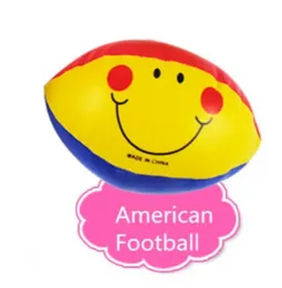 Baby Soft American Football Plush Toy for Children - Smile Rugby Rugger Football Soft Ball