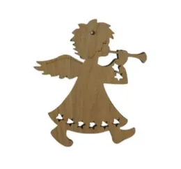 Decorative Lightweight Wood Christmas Tree Hanging Ornament, Eco-Friendly Christmas Tree Hanging Accent Tree Decoration Pendant, Holiday Décor