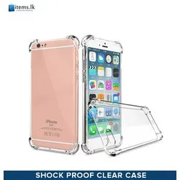 Luxury Shockproof Transparent Shockproof Bumper Case For Phone 6 6s Crystal Transparent Premium Quality Shockproof Protective Phone Shell6/6s Soft TPU