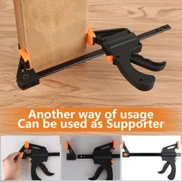 Ratchet Bar Clamps Set, 4 Inch Adjustable Quick Grip Clamp for Woodworking