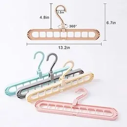 9 in 1 Cloth hanger Space Saving Clothes Hangers 9slots Magic Space Saving Clothes Hangers Multifunctional Smart Closet Organizer Premium Wardrobe Clo