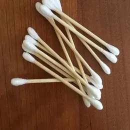 Cotton Earbuds Tips Cotton Buds Natural Eco Friendly, Biodegradable Cotton Buds for Ear, Double Ear Sticks for Cleaning, Makeup, Dust & Dirt Removal