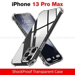 iPhone 13 Pro Max Transparent Shockproof Clear Bumper ThickBallon Case - Clear TPU Bumper Case For iPhone 13 Pro Max Back Cover Premium Quality Anti S