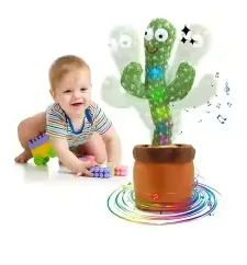 Talking Cactus Baby Toys for Kids Dancing Cactus Toys Can Sing Wriggle & Singing Recording Repeat What You Say Funny Education Toys for Children Playi