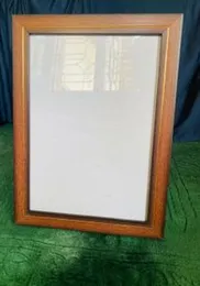 Custom A4 Photo Frame Wall Decoration with Gold Strip, Elegant Design for Home Display