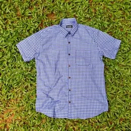 TAAG Premium cotton Short sleeve check shirts – 0015
