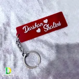 Customized acrylic Rectangle Shape Key Tags, King Wishes Key Tags, Personalized Acrylic Key Tags, Key Chain, Key Ring Love Gift