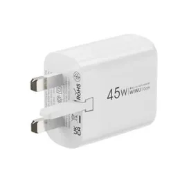 Wiwu Wi-U035 Ark 45w PD Fast Charger 3pin White