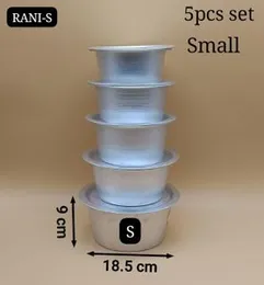 Rani cookware pot set 5pcs small