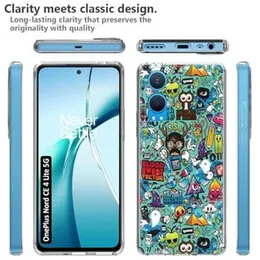 Fashionury Back Cover Case Designer Flexible Soft Back Case Cover for OnePlus Nord CE 4 Lite 5G -D1008 (FROM INDIA FAAZ)
