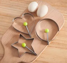 5 Shapes Stainless Steel Fried Egg Shaper Egg Mold DIY Breakfast Egg Pancake Rings Sandwich Kitchen Tools Utensil Baking Tools