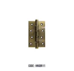 BRASS BEARING HINGES (ANTIQ) 4 X 2 1/2 X 2.5MM