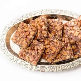 Delight Foods Moongfali Patti - Peanut Chikki - 500g - Winter Delicacy- Groundnut Chikki (Chikki 500g) FROM INDIA(SAM)