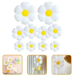 New Daisy Balloons Flower Balloon 43 Inch/ 28 Inch / 18 Inch White Daisy Flower Party Decorations