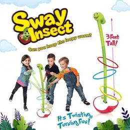 Funny Sway Insect Interactive Game Toy for Kids & Family Worm Hoop Rings