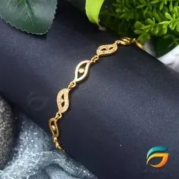 Gold plated Stylish Design Light Weight Bracelet For Women.