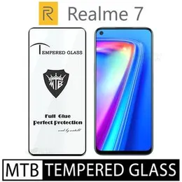Realme 7 Branded MTB High Quality Screen Protector Full Glue 9D MTB tempered Glass for Realme 7