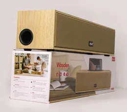 KBROAD KTS 1738 Wooden Wireless Speaker Subwoofer – Deep Bass Bluetooth Speaker