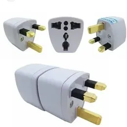 Square pin to Round pin Multi plug Socket Universal Adapter