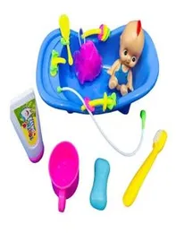 Good Quality Bath Tub Toys 9 Pieces Shower Baby Toys Bath Toys Baby Wash Bath Play Bath Baby Basin Toy Set for Kids Showering Toy Set