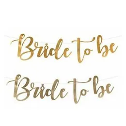 Bride to be Shine Letter Cardboard Banner