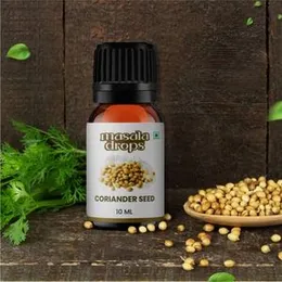 Masala Drops Aromatic Coriander - 10 ML | Pure & Natural | For Cooking Traditional Indian recipes, Curries, Marination, Seasoning and flavouring f