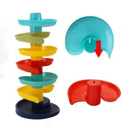 Dino Slider Ball Track Toy with 7 Levels (6M+) - Dinosaur Theme Rail Slider Rolling Ball Tack for Kids