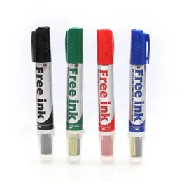 Refillable white board marker pen blue/black /red ./ green available on request