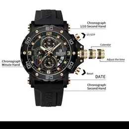 NAVIFORCE Luxury Brand Chronograph Men Watch Quartz High Quality Clock Luminous Waterproof Wristwatch Man Sport Military Watches 7123
