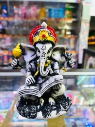 Elegant Reading Ganesha Idol – Lord Ganesh Statue for Study Table & Home Decor