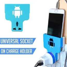 Portable Mobile Charging Stand With Universal Plug