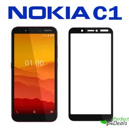 Nokia C1 Screen Protector Full Glue 9D MTB tempered Glass Full Cover New 2020 Protection Screen Guard for Nokia C1