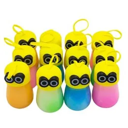 Big Sparkle Jelly Slime DIY Crystal Magic Bubble Clay for Kids 100% Safe Minion Themed Slime.