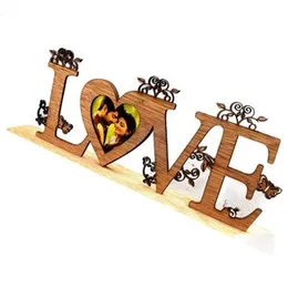 Customized Wooden Love Heart Gift With Your Photo For Anniversary Gift Wedding Gift Valentine Gift.