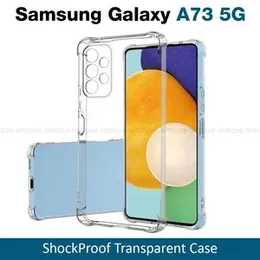 Samsung Galaxy A73 5g Transparent Shockproof ThickBallon Case - Clear TPU Bumper Case For Galaxy A73 5g Back Cover Premium Quality Anti Shock Airbag P